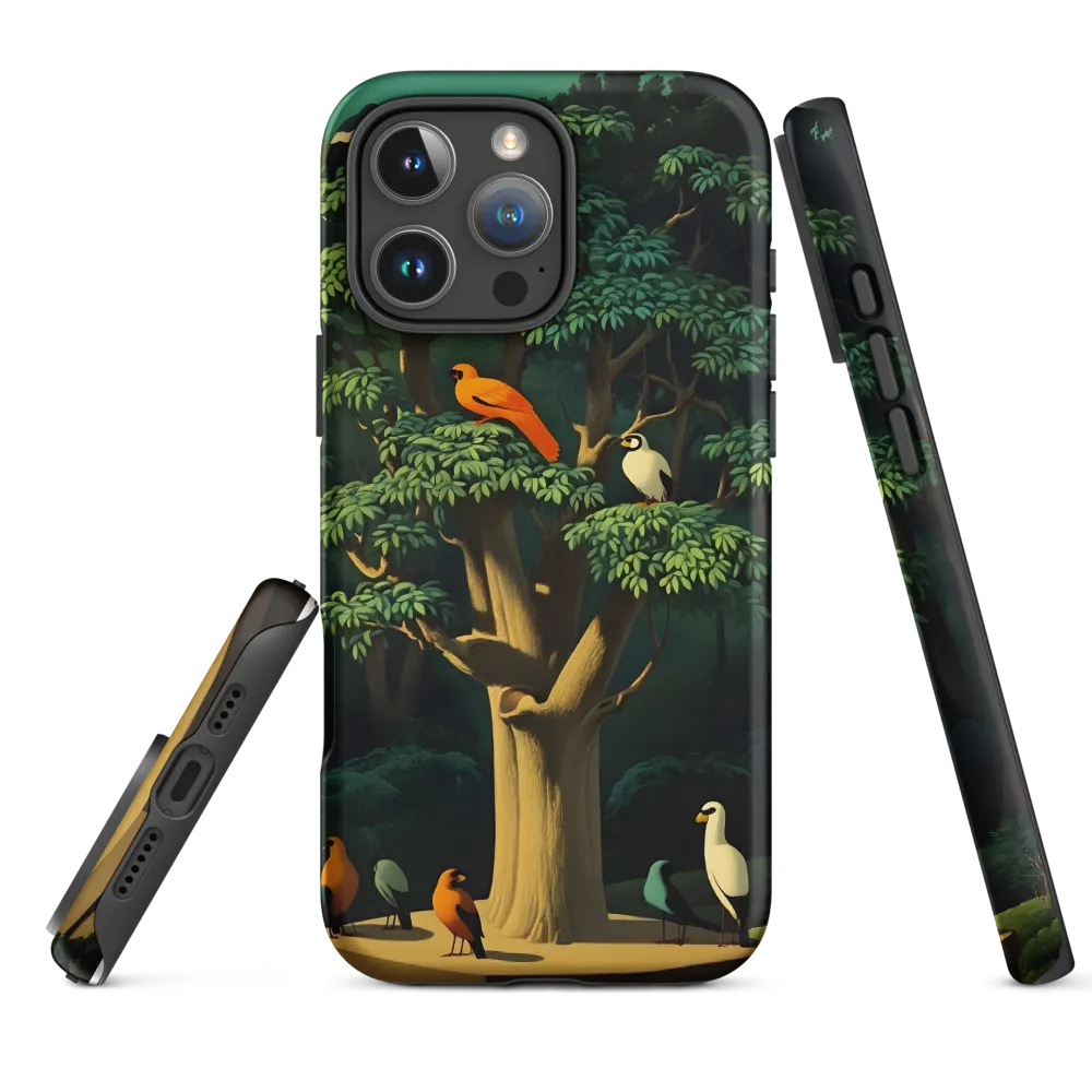 Harmony in Color: A Surreal Bird Symphony