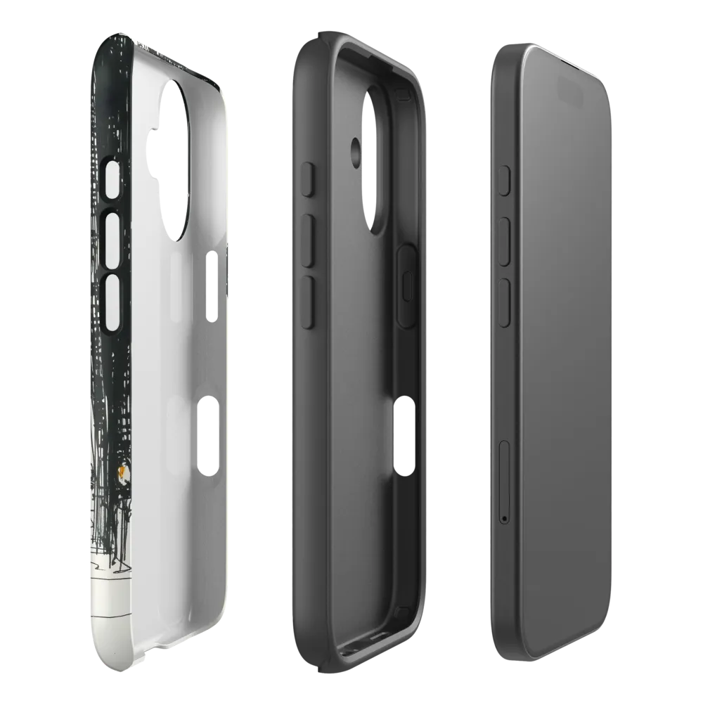 The Echoing Silence of Tomorrow | Phone Case |  16 | Tough Case | Matte