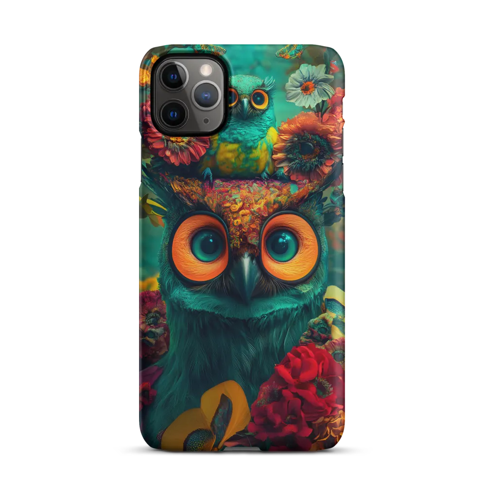 Majestic Harmony: The Floral Owl