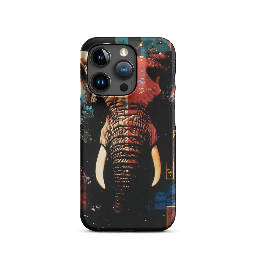 Majestic Mosaic: The Elephant | Phone Case |  15 Pro | Snap Case | Matte
