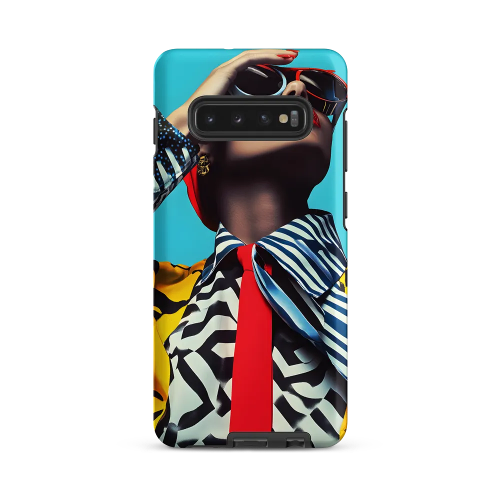 Chic Confidence in Bold Patterns