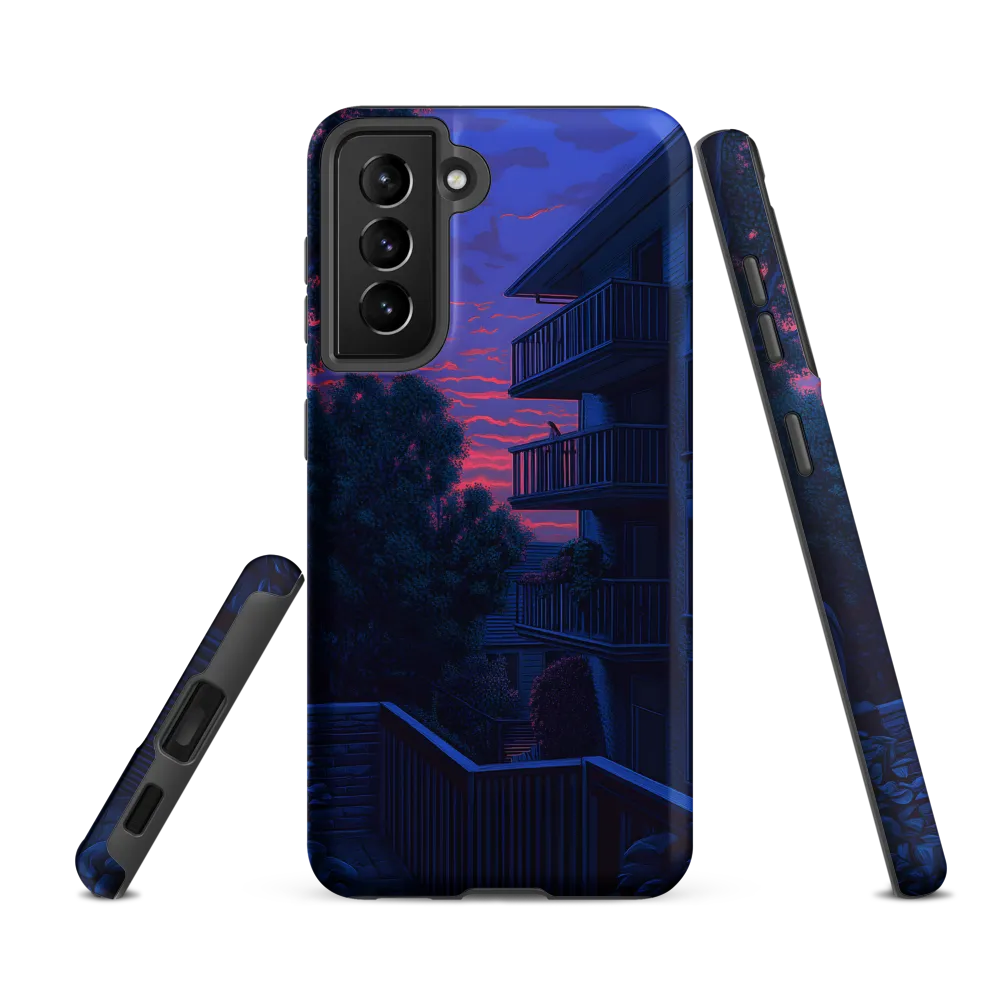 Urban Serenity at Dusk
