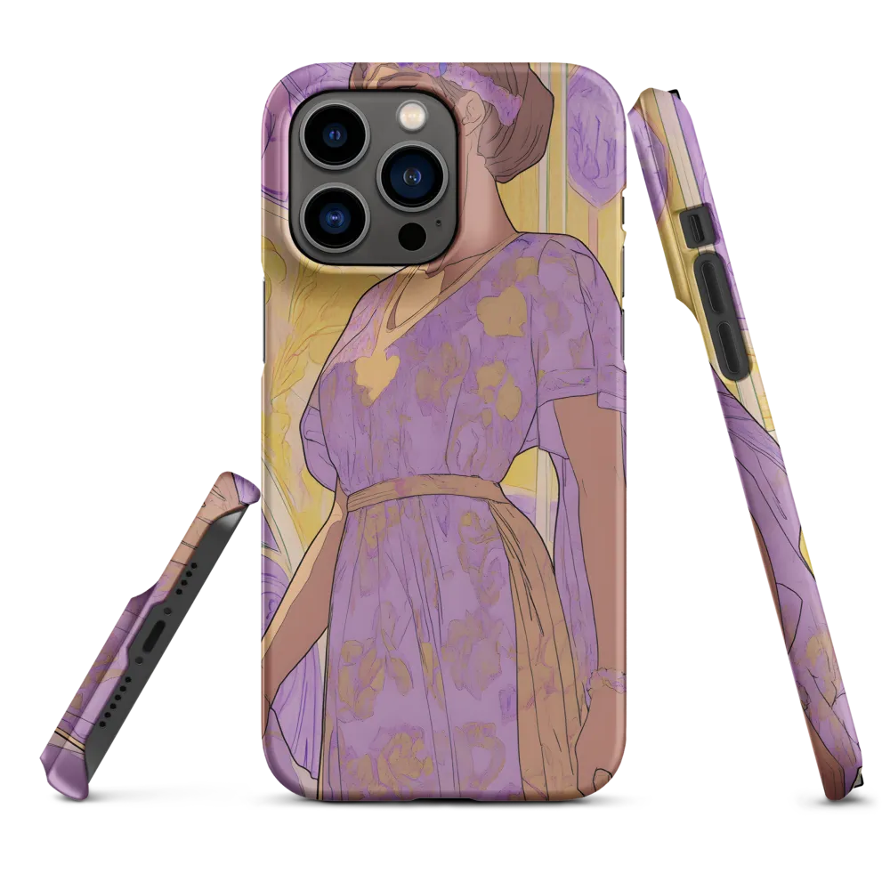 Elegance in Floral Harmony | Phone Case |  14 Pro Max | Snap Case | Matte
