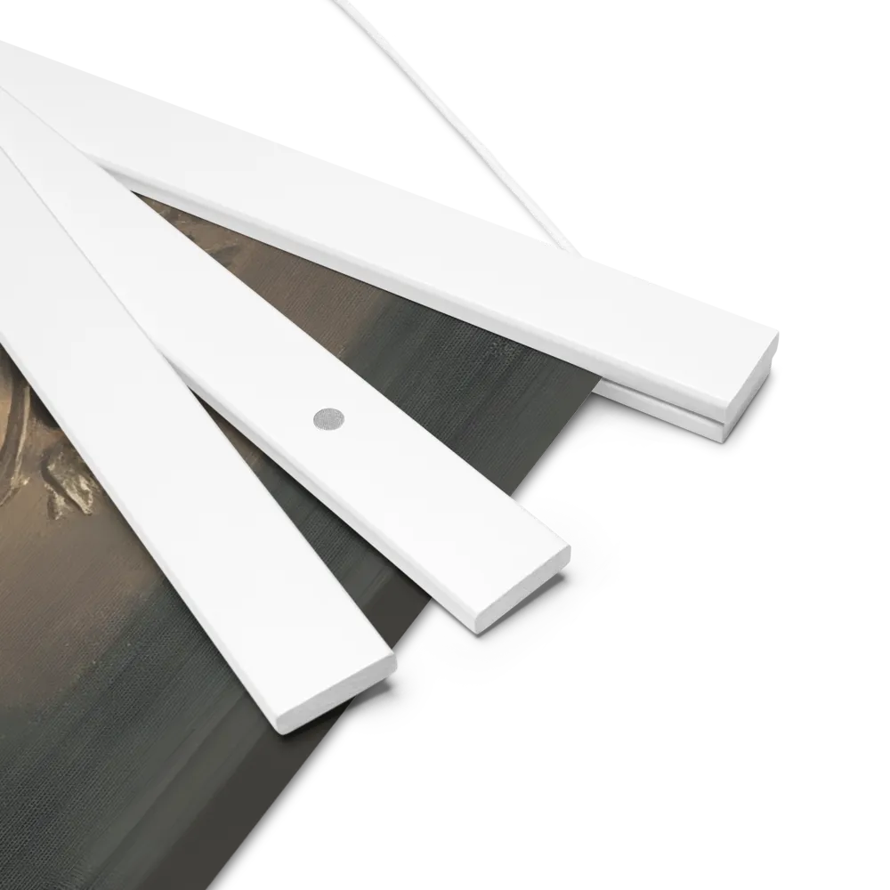 Silent Reflection | Poster With White Wood Hanger | 14″×14″