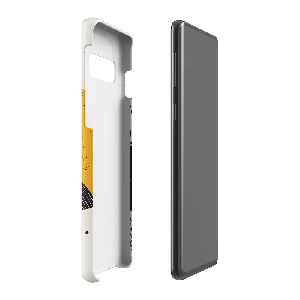 Dynamic Harmony in Black and Yellow
