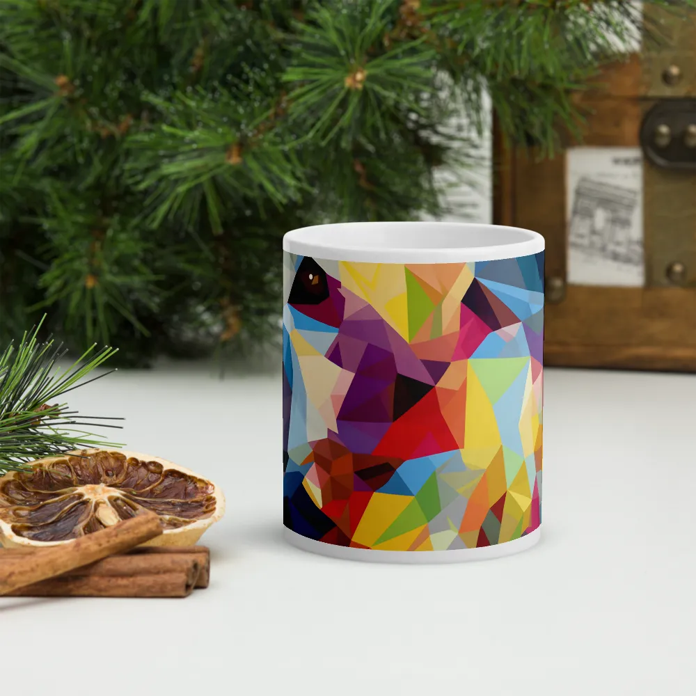 Playful Geometry: The Bear's Face | Mugs | Multiple Sizes & Colors