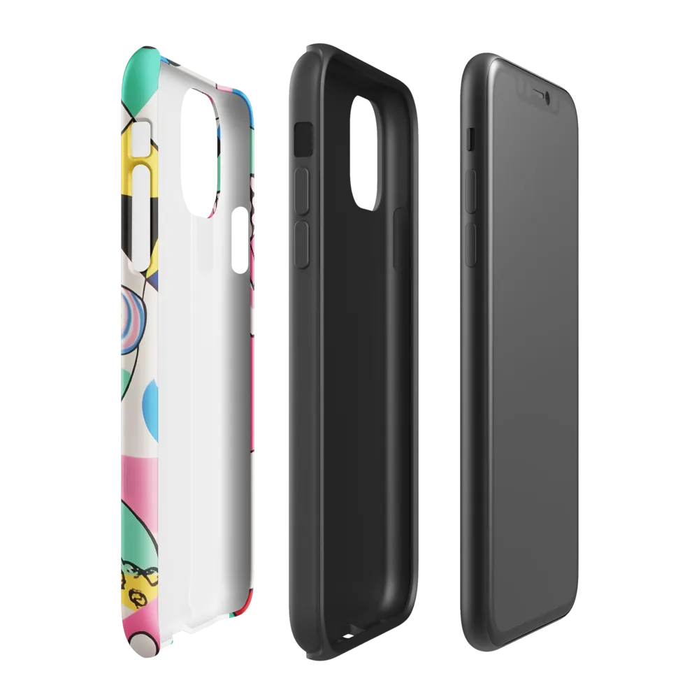 Dynamic Interplay of Shapes | Phone Case |  11 | Tough Case | Glossy