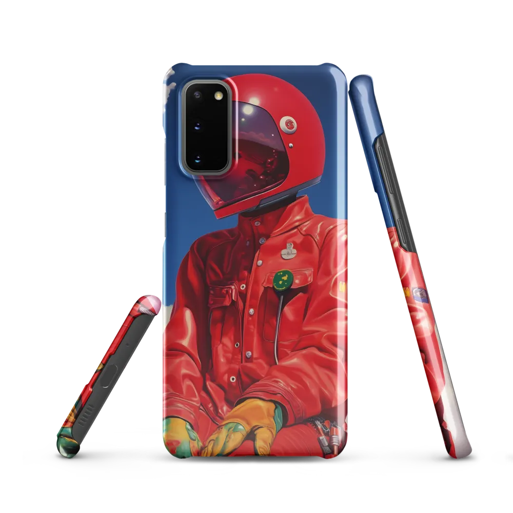 Astronaut in Crimson