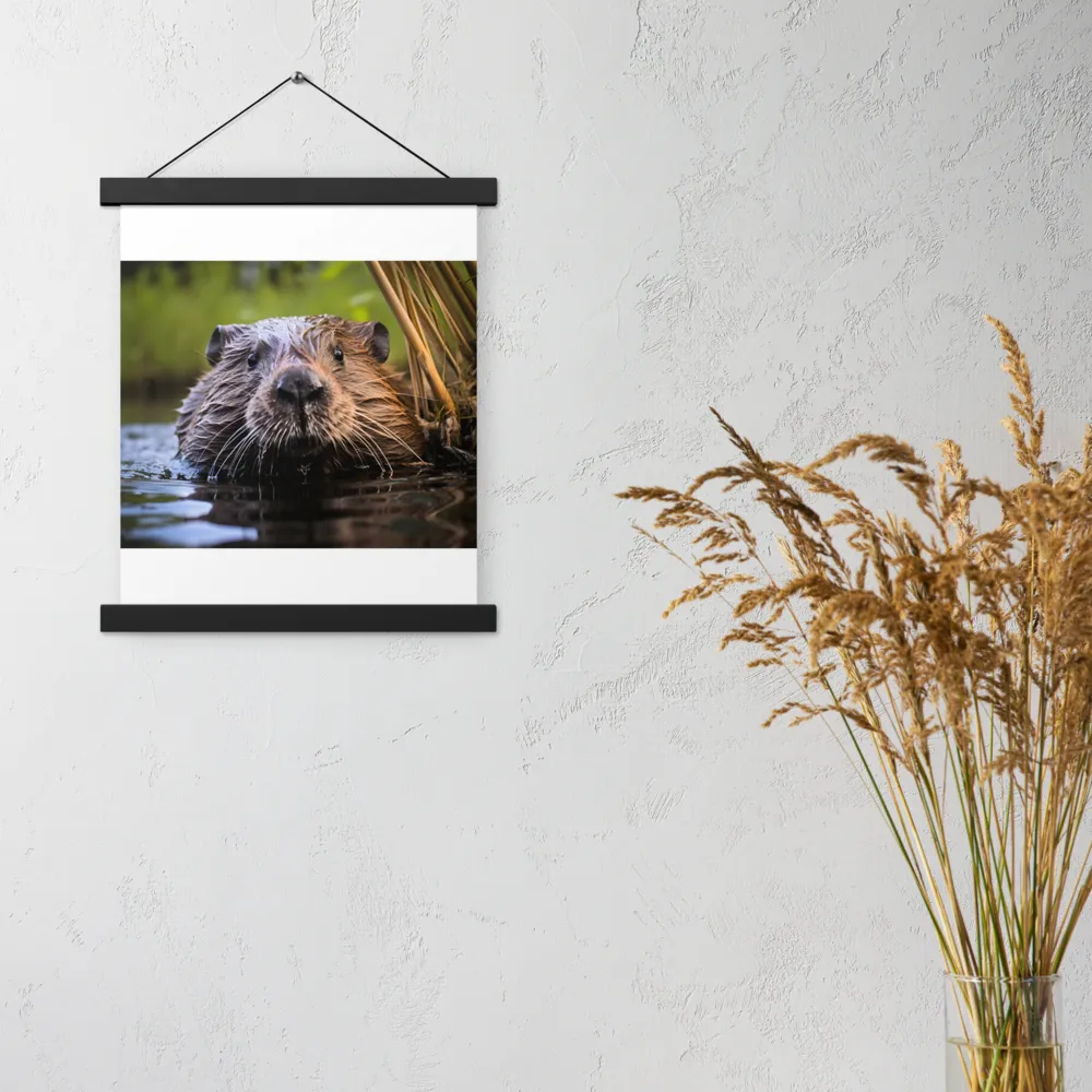 Emergence of the Beaver | Poster With Black Wood Hanger | 11″×14″