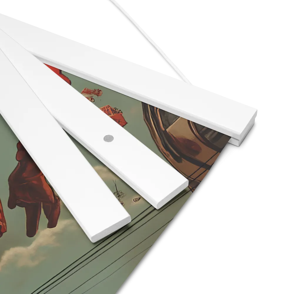 Flight of the Urban Dreamer | Poster With White Wood Hanger | 16″×16″