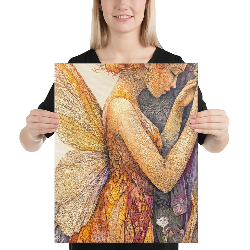 Whispers of the Frosted Meadow | Canvas | 16″×20″