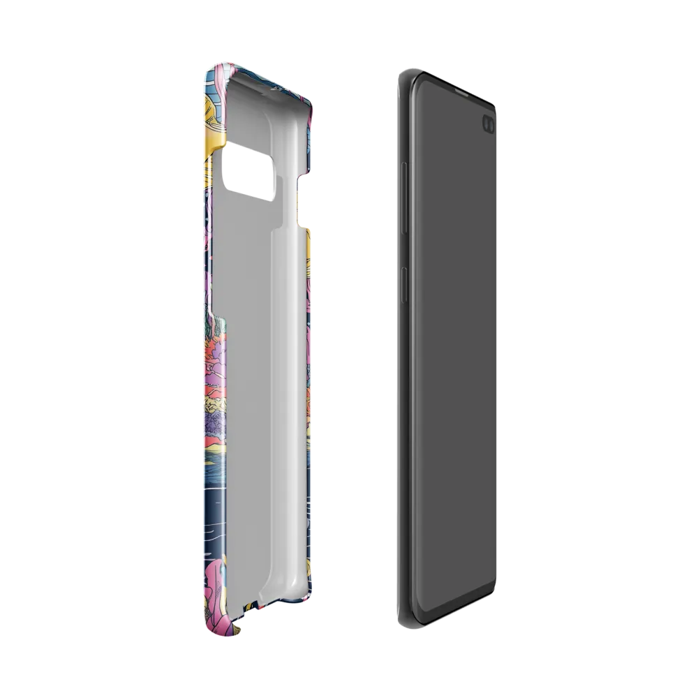 Underwater Dreamscape: A Playful Encounter | Phone Case |  S10 | Snap Case | Glossy