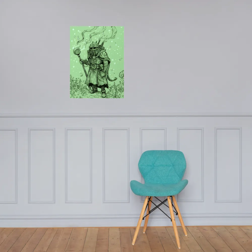 The Enigmatic Wizard | Poster | 18″×24″