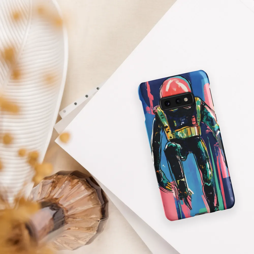 Diver in Vibrant Motion