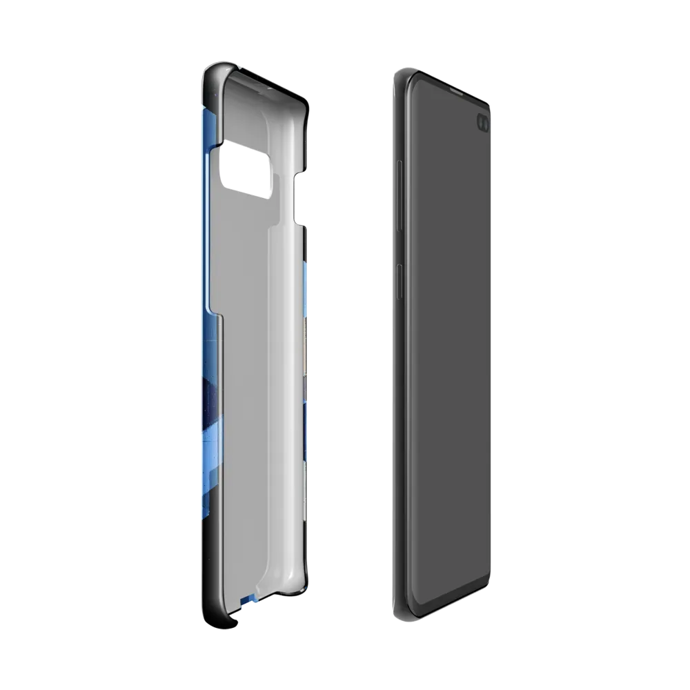 Blueprint of Depth | Phone Case |  S10 | Snap Case | Glossy