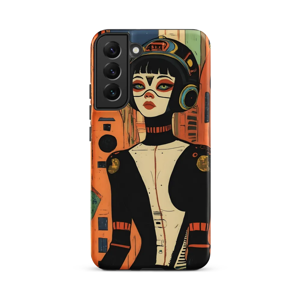 Futuristic Portrait of a Woman | Phone Case |  S22 Plus | Tough Case | Matte