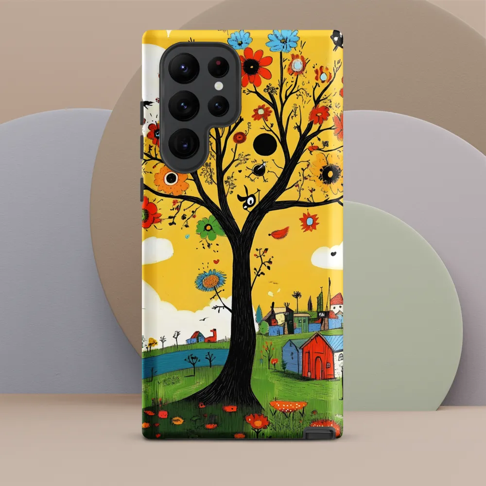 Whimsical Blooms of Life | Phone Case |  S22 Ultra | Tough Case | Matte