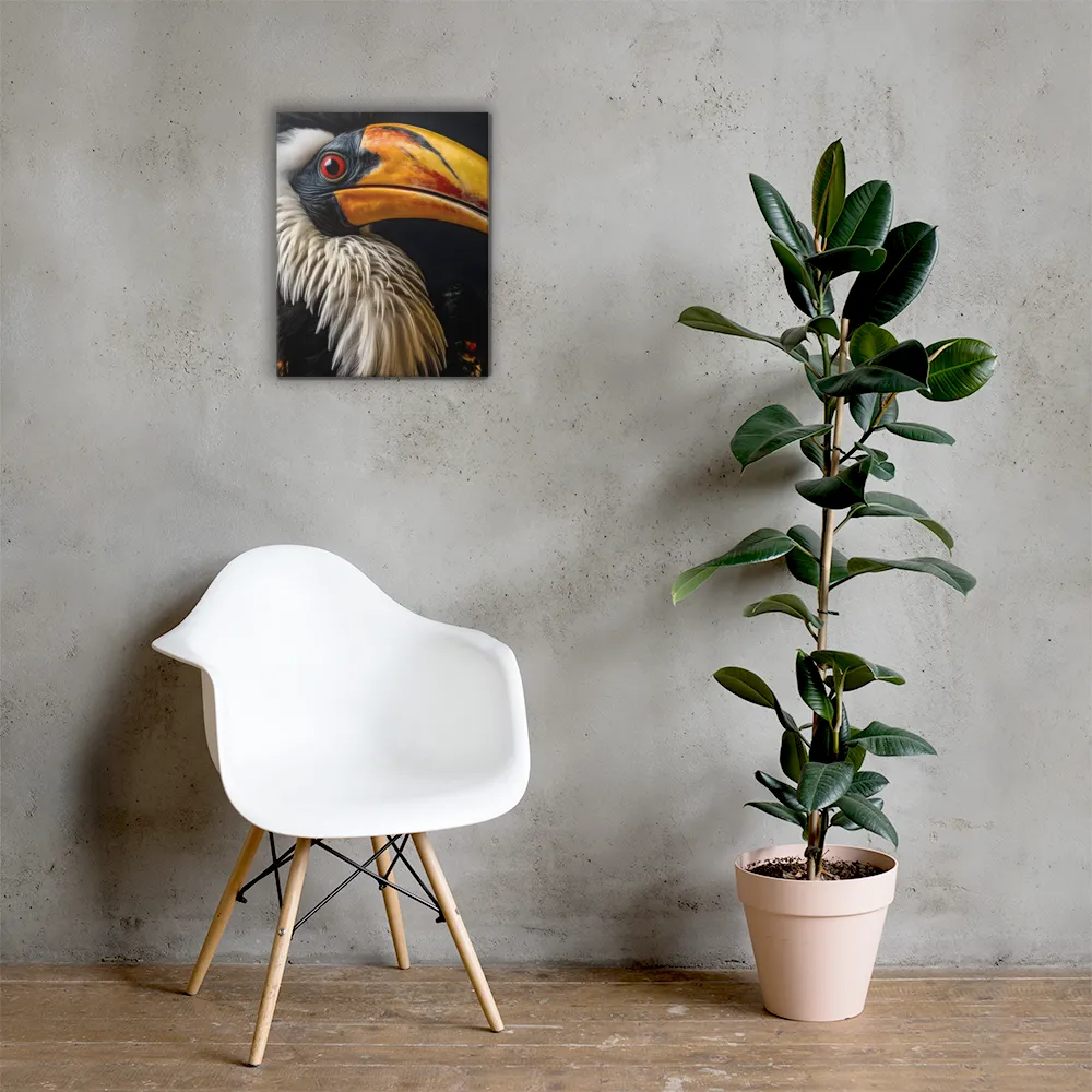Majestic Hornbill Portrait