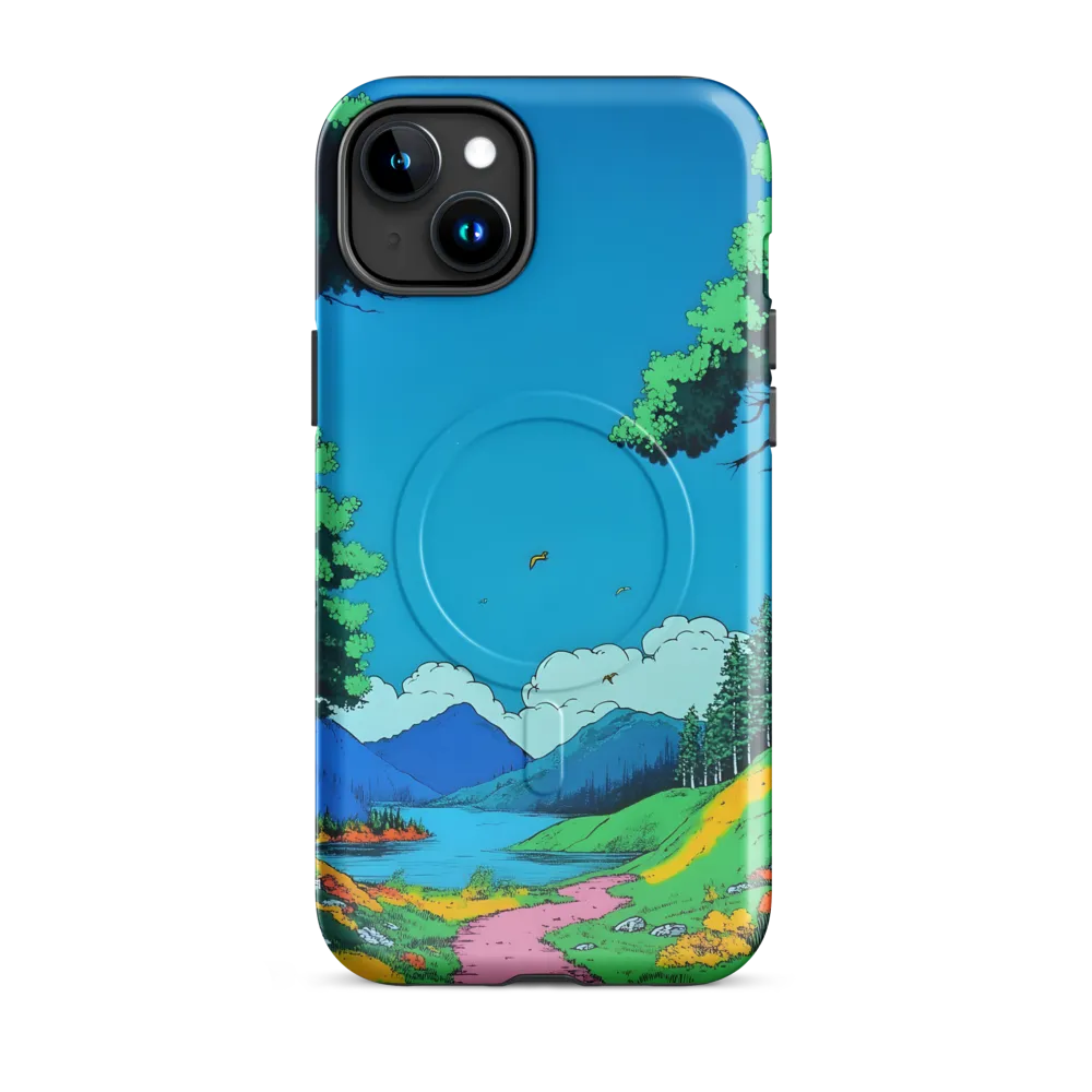 Serenity in Nature | Phone Case |  15 Plus | MagSafe® Tough Case | Glossy