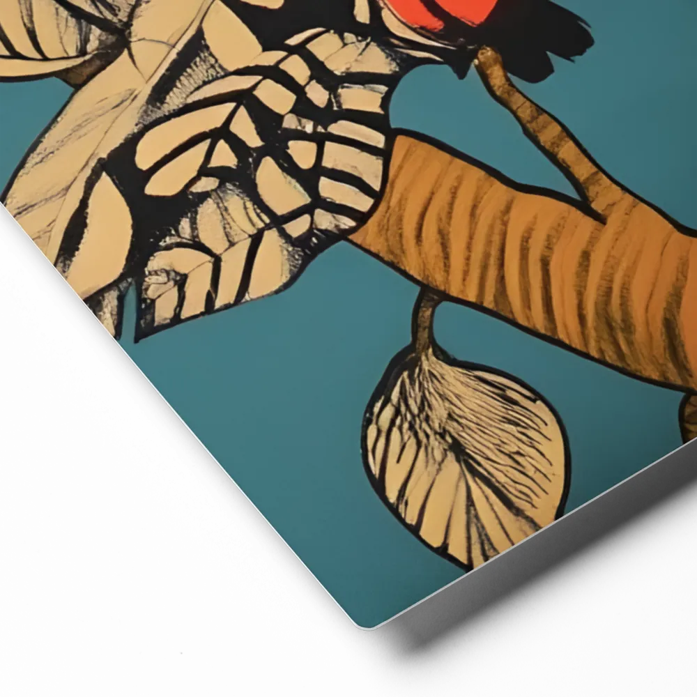 Tropical Majesty: The Toucan at Rest | Metal Print | 11″×14″