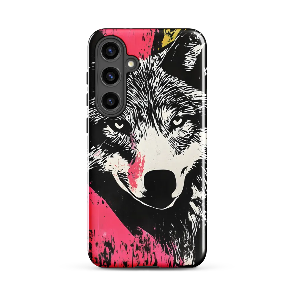 Intense Gaze of the Wolf