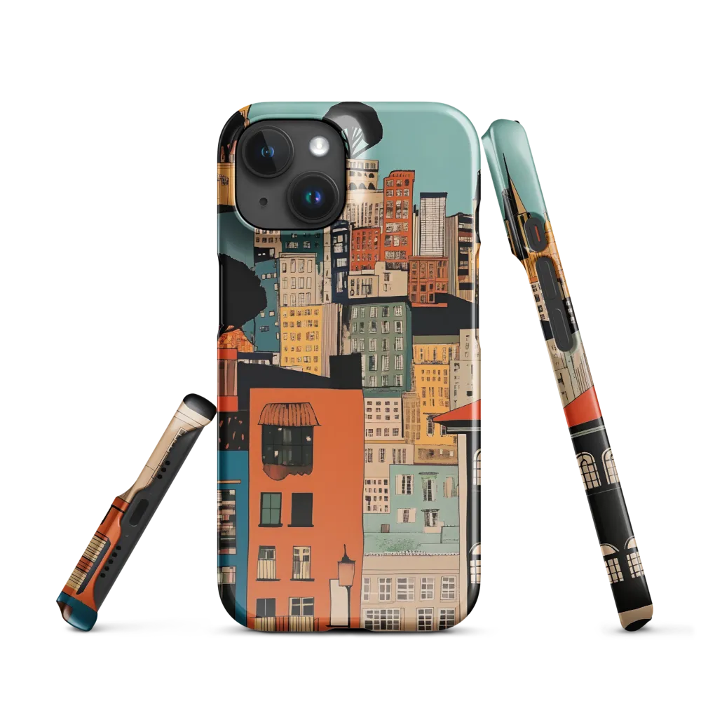 Urban Fusion: A Colorful Cityscape