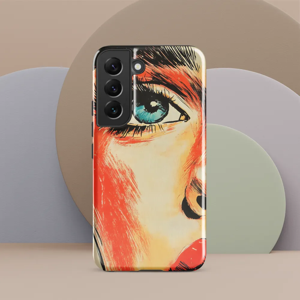 Intense Gaze: A Pop Art Portrait