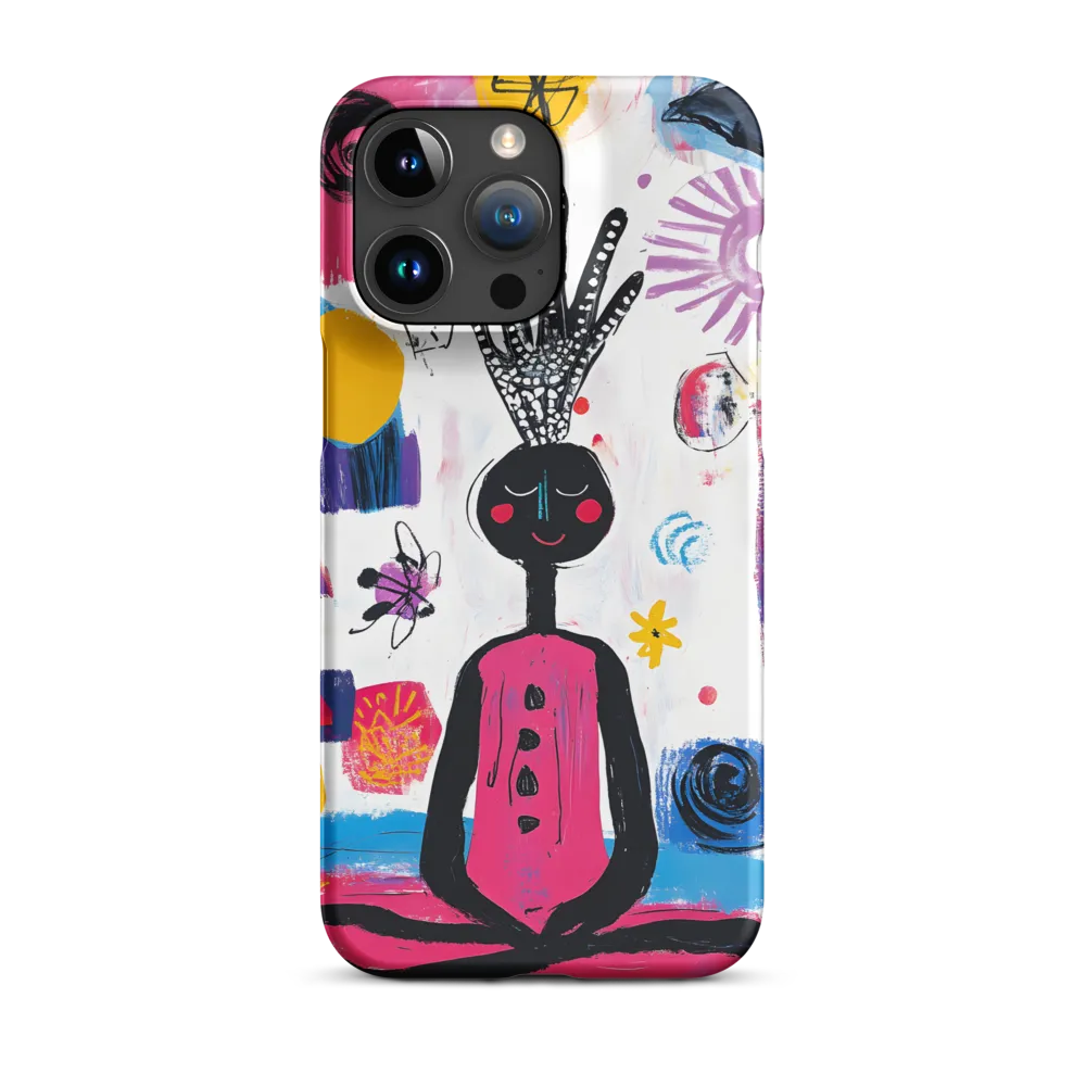 Crowned Serenity: A Meditative Journey | Phone Case |  15 Pro Max | Snap Case | Matte