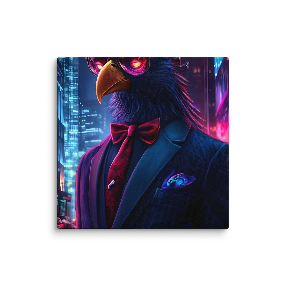 The Dapper Avian | Canvas | 32″×32″