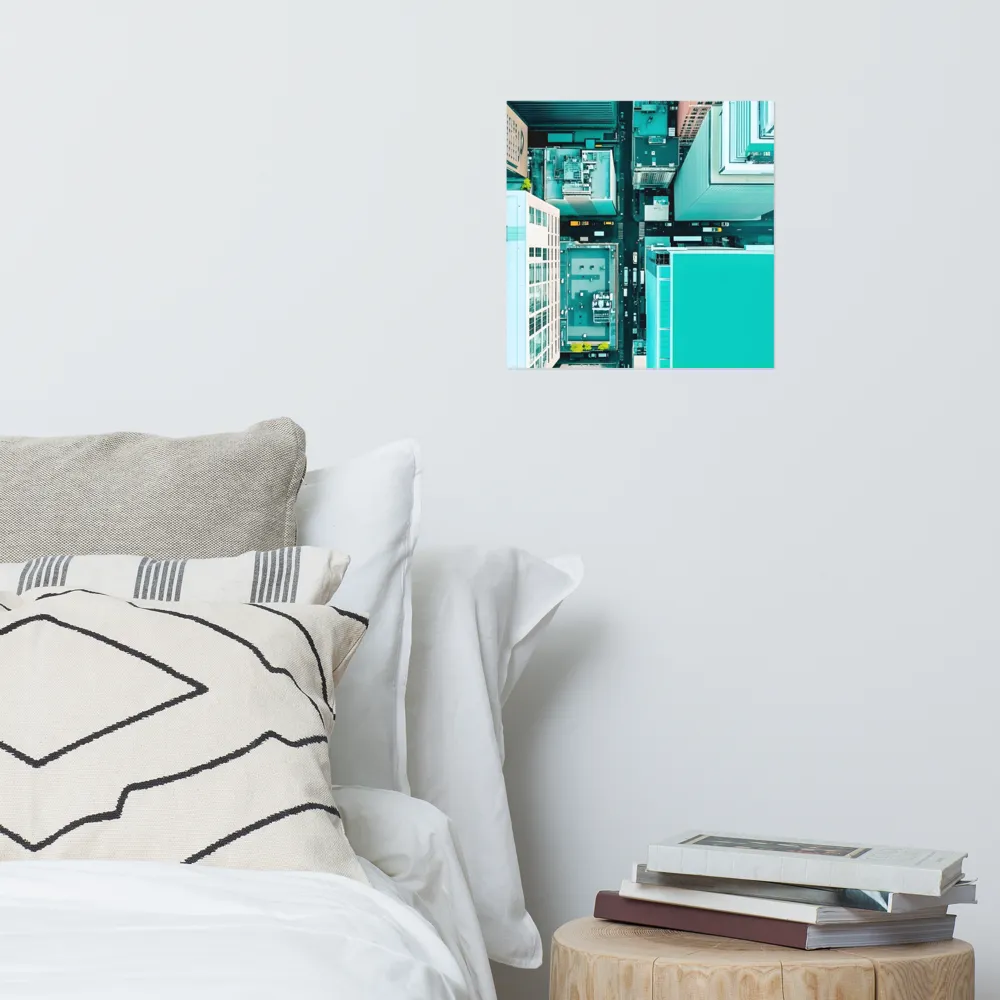 Urban Geometry: Aerial Perspective | Poster | 14″×14″