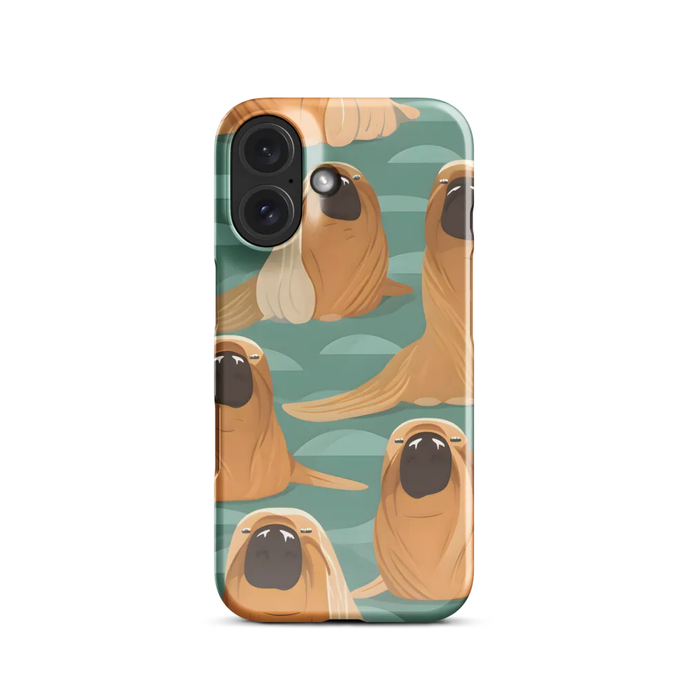 Whimsical Walrus Wonderland | Phone Case |  16 | Snap Case | Glossy