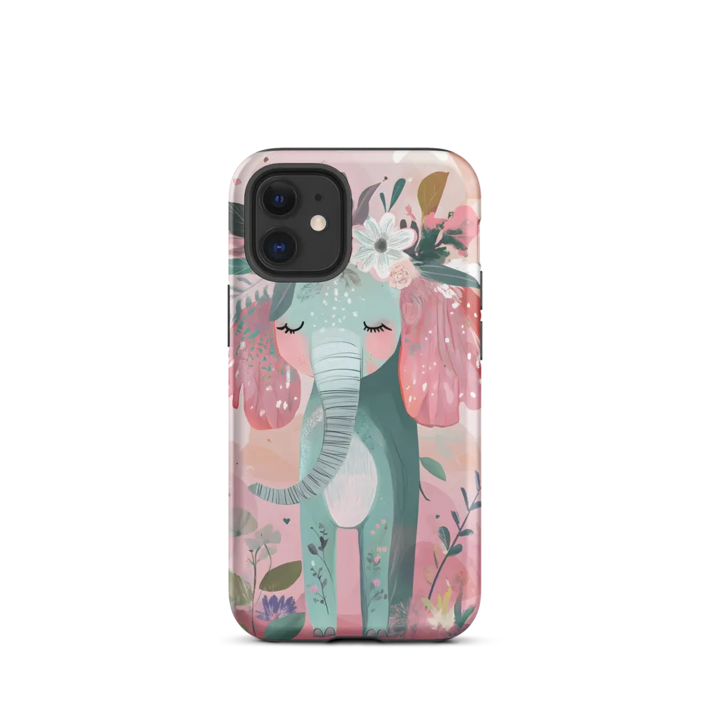 Whimsical Elephant in Bloom