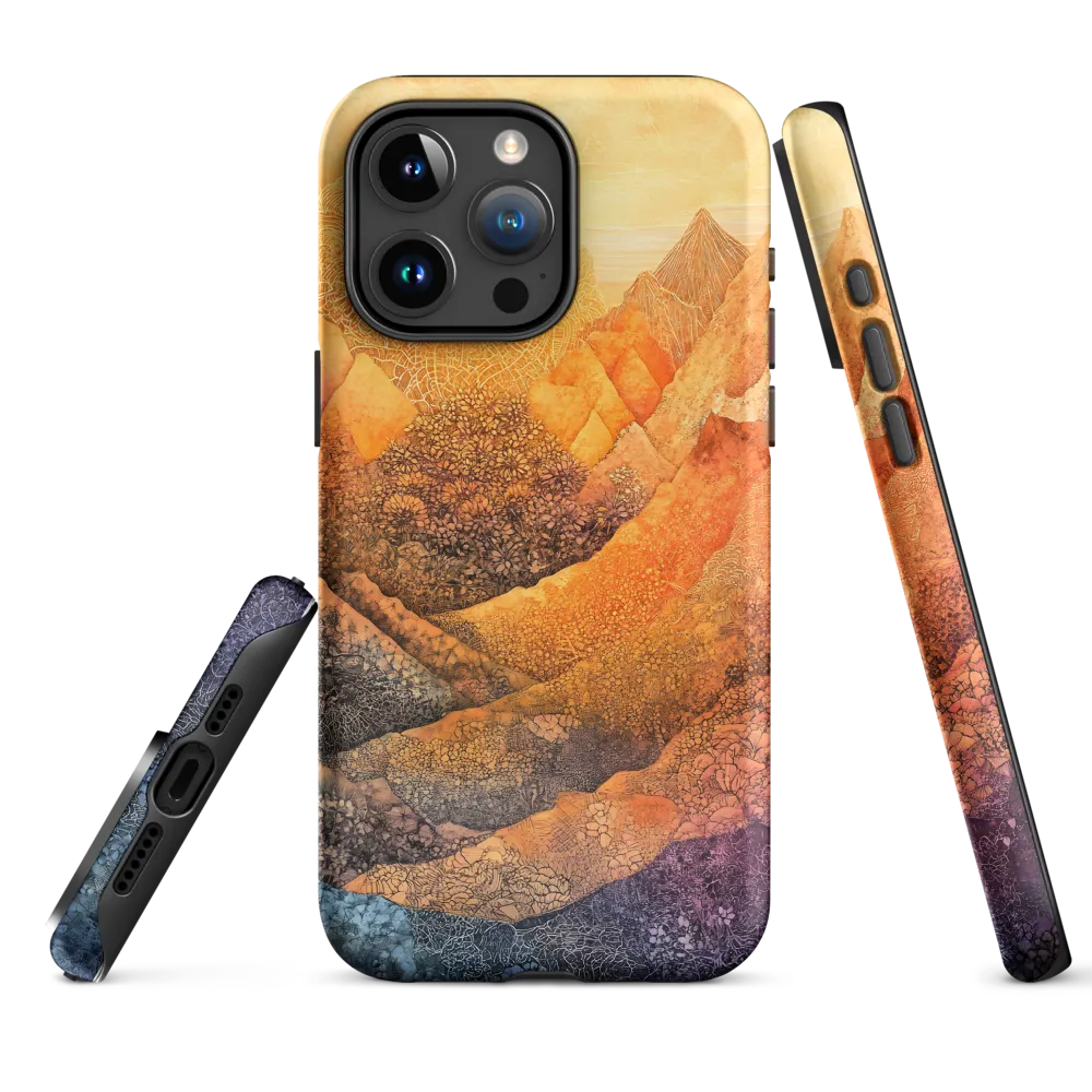 Serene Peaks of Color