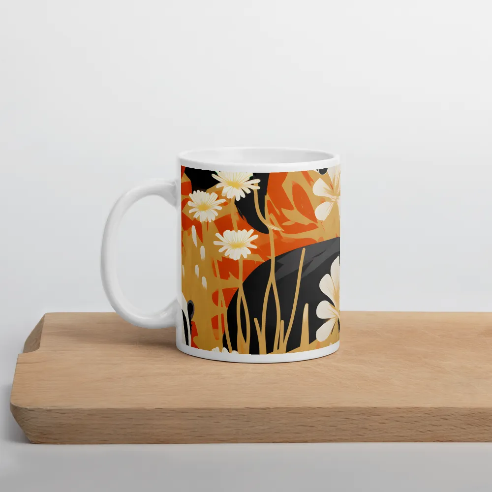 Whimsical Badgers in Bloom | Mugs | Multiple Sizes & Colors