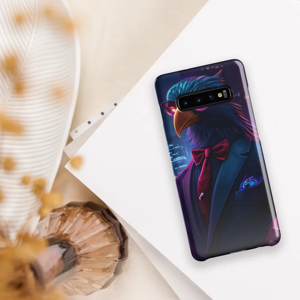 The Dapper Avian | Phone Case |  S10 Plus | Snap Case | Glossy