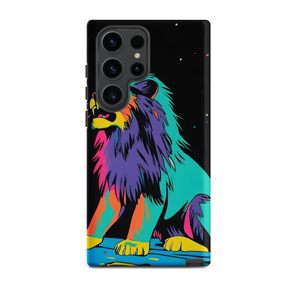 Roaring Colors: The Neon Lion