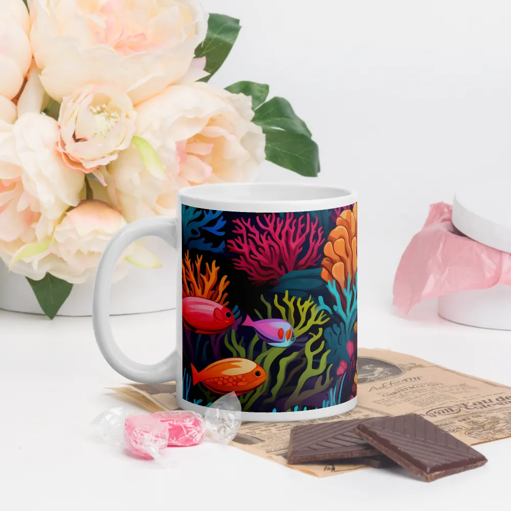 Underwater Harmony: A Coral Reef Wonderland | Mugs | Multiple Sizes & Colors