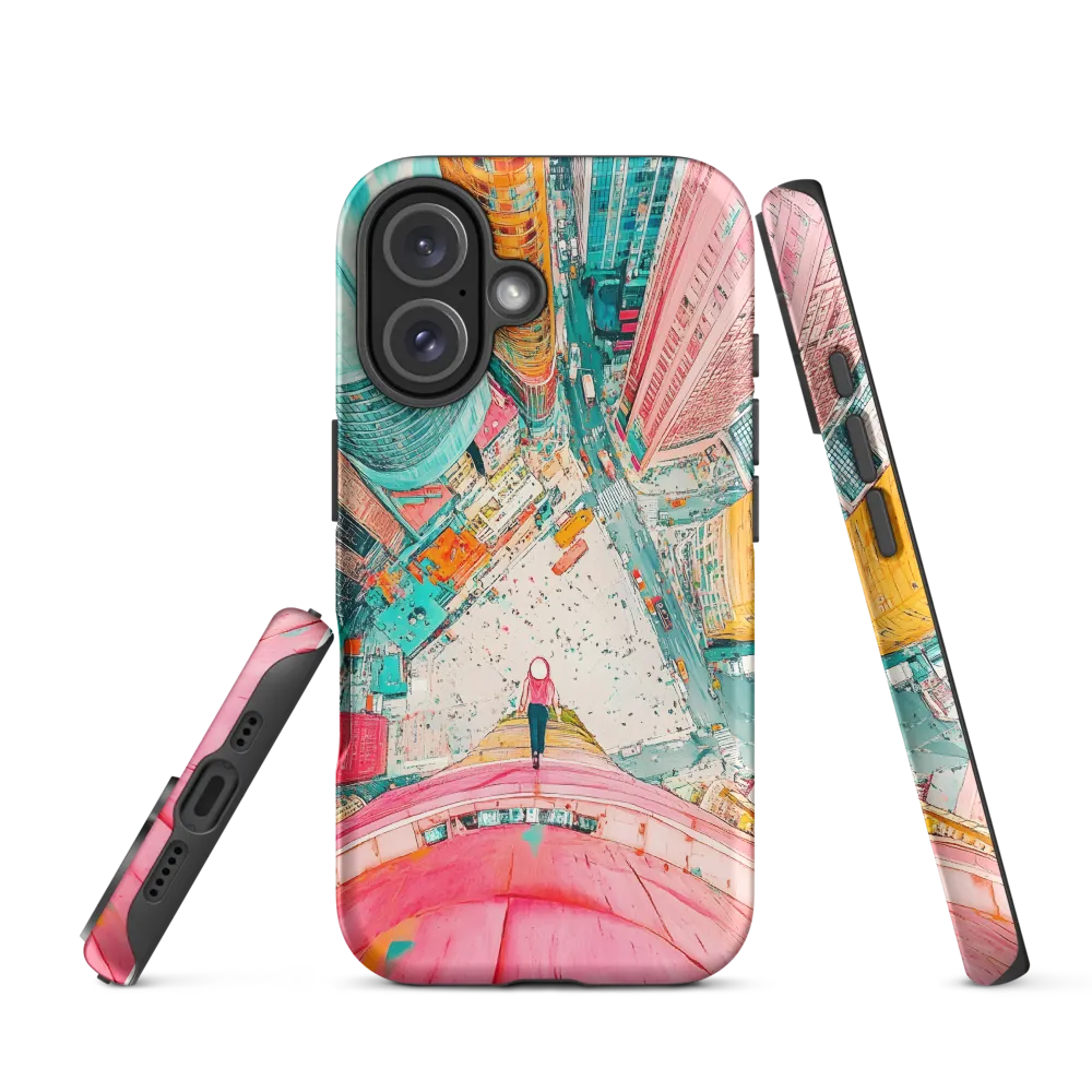 Vertical Horizons: A Surreal Cityscape Adventure | Phone Case |  16 | Tough Case | Matte