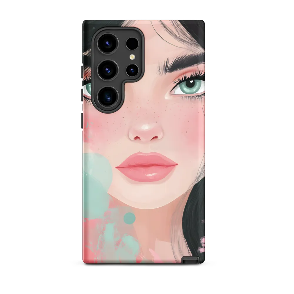 Dreamy Serenity: Portrait of a Young Woman