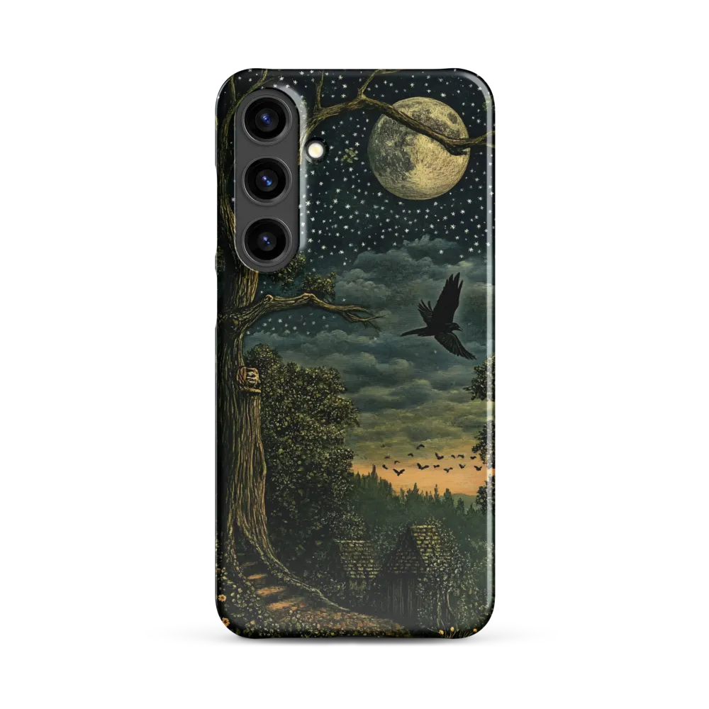 Mystical Nightscape Under the Full Moon