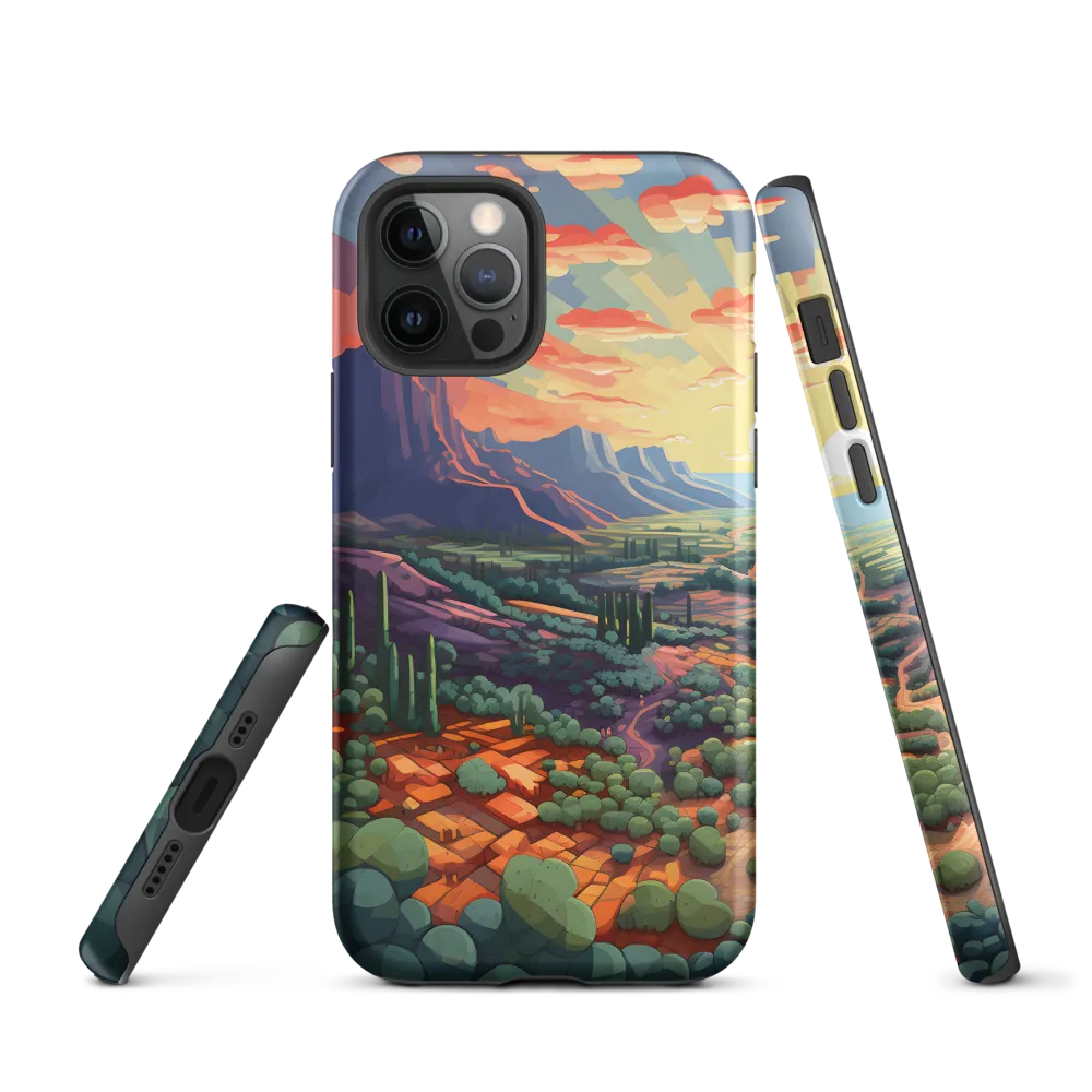 Desert Serenity at Dusk | Phone Case |  12 Pro | Tough Case | Matte
