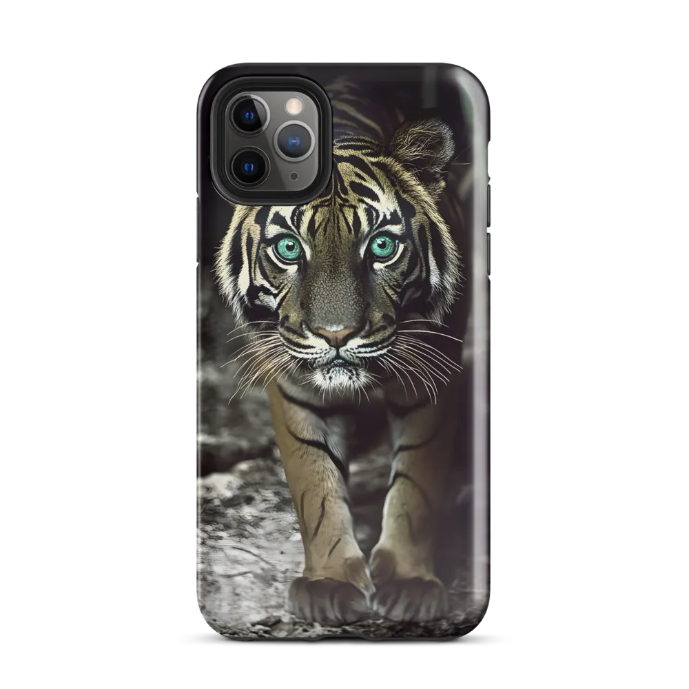 Majestic Gaze: The Tiger's Presence | Phone Case |  11 Pro Max | Tough Case | Glossy