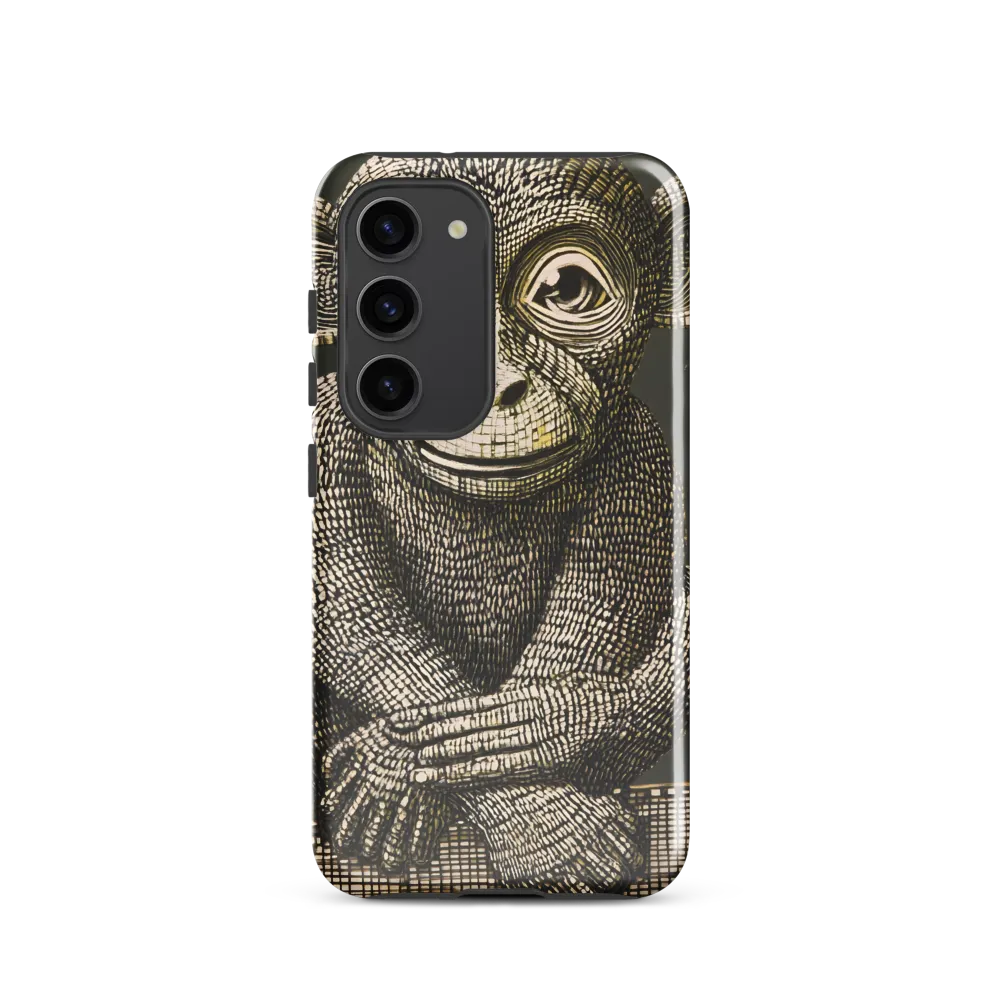 Intricate Primate Portrait