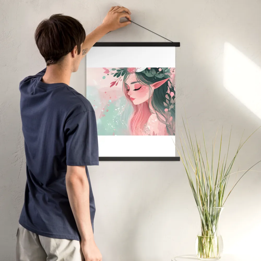 Whispers of Nature | Poster With Black Wood Hanger | 18″×24″