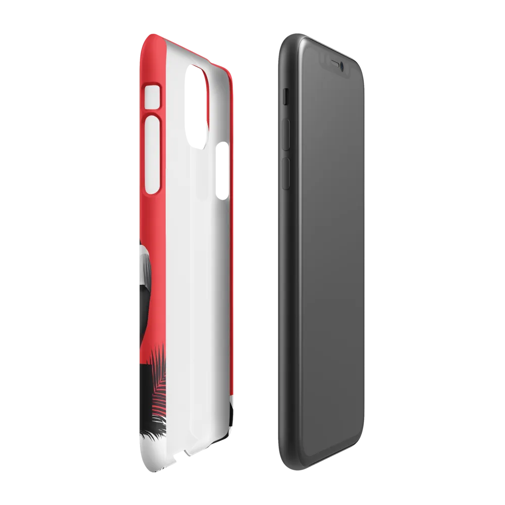 Contemplation in Red | Phone Case |  11 | Snap Case | Matte