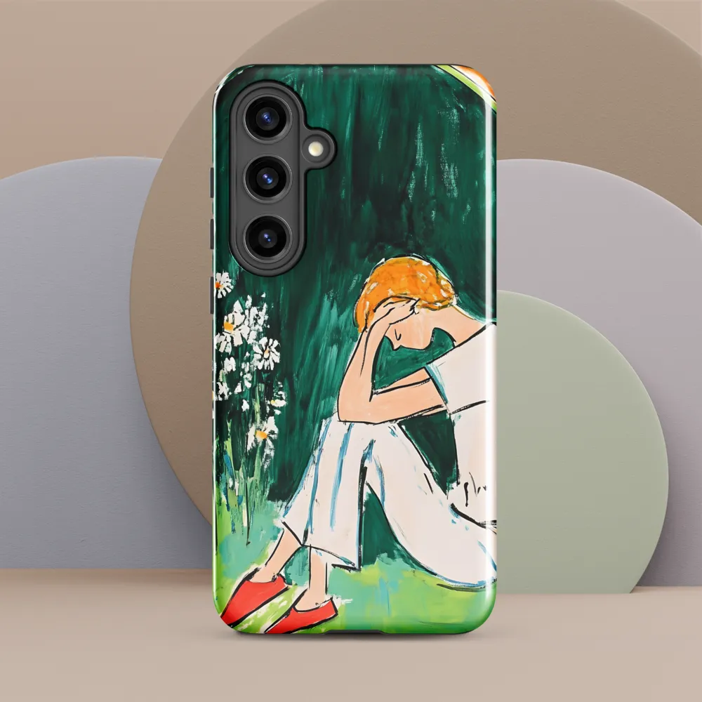 Silent Sorrow | Phone Case |  S24 Plus | Tough Case | Glossy