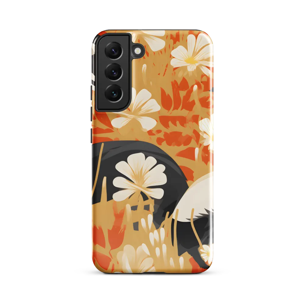 Whimsical Badgers in Bloom