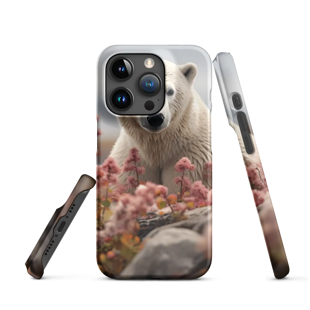 Curiosity Among Blooms: The Polar Bear