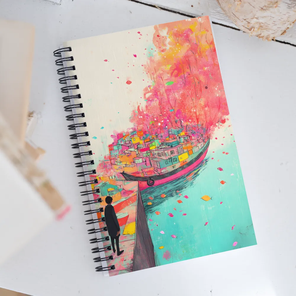 Whispers of a Colorful Dream | Spiral Notebook