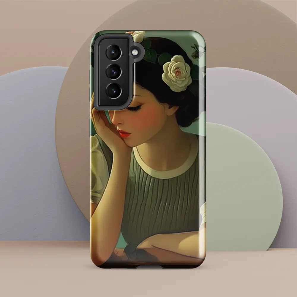 Whispers of Serenity | Phone Case |  S21 FE | Tough Case | Glossy